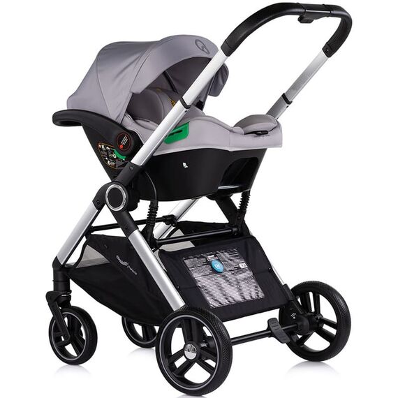 Carucior Chipolino Euphoria 3 in 1 platinum, Culoare: Gri, Model: 3 in 1 - poza 13 - ExclusivMAG.ro