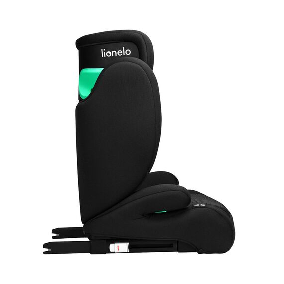Scaun auto, Lionelo, Hugo i-Size, Conform standardului de securitate R129, 100-150 cm, 4-12 ani, Negru, Culoare: Negru, Grupa: 15-36kg (4 ani - 12 ani) - poza 8 - ExclusivMAG.ro