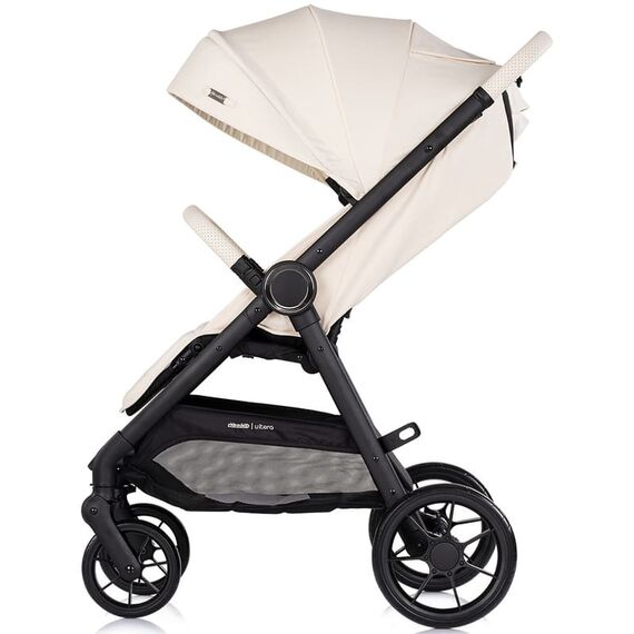 Carucior sport Chipolino Ultera cu husa picioare cashmere, Culoare: Bej, Model: sport - poza 3 - ExclusivMAG.ro