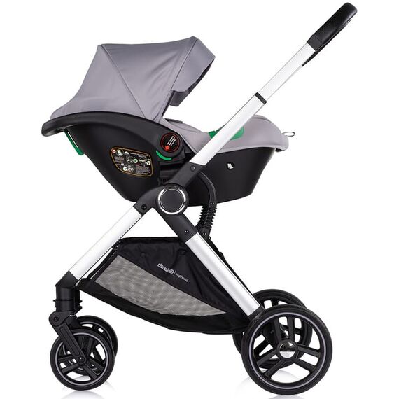 Carucior Chipolino Euphoria 3 in 1 platinum, Culoare: Gri, Model: 3 in 1 - poza 12 - ExclusivMAG.ro