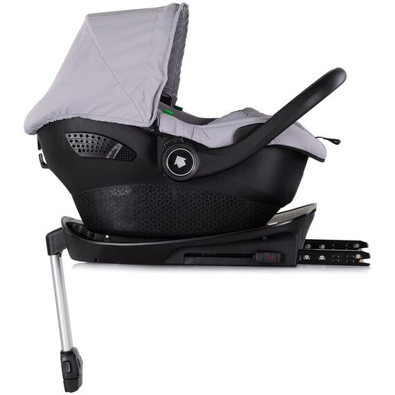 Carucior Chipolino Pearl 3 in 1 platinum, Culoare: Gri deschis, Model: 3 in 1 - poza 12 - ExclusivMAG.ro