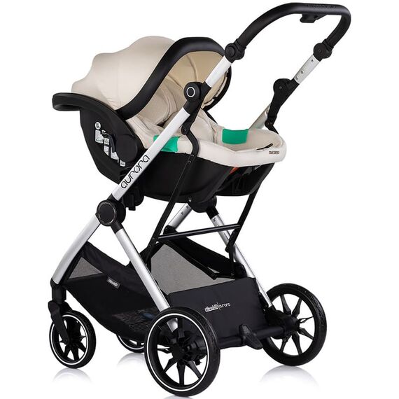 Carucior Chipolino Aurora 3 in 1 cashmere, Culoare: Bej, Model: 3 in 1 - poza 10 - ExclusivMAG.ro