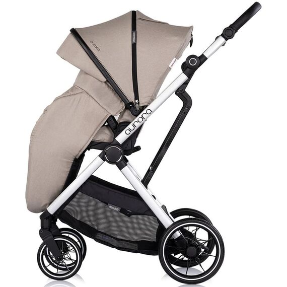 Carucior Chipolino Aurora 3 in 1 latte, Culoare: Crem, Model: 3 in 1 - poza 8 - ExclusivMAG.ro