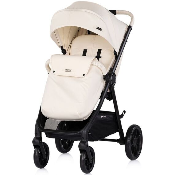 Carucior sport Chipolino Ultera cu husa picioare cashmere, Culoare: Bej, Model: sport - poza 2 - ExclusivMAG.ro