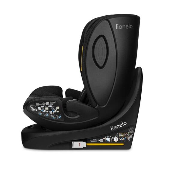 Scaun auto Lionelo Moxie Next i-Size, 40-105 cm, Conform cu R129, Negru, Culoare: Negru, Grupa: 0-18kg (0 luni - 4 ani) - poza 5 - ExclusivMAG.ro