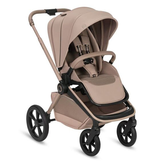 Carucior 2 in 1, Lionelo, Freya, Landou si salteluta ventilate, pana la 22 kg, 0luni+, Bej, Culoare: Bej, Model: 2 in 1 - poza 3 - ExclusivMAG.ro