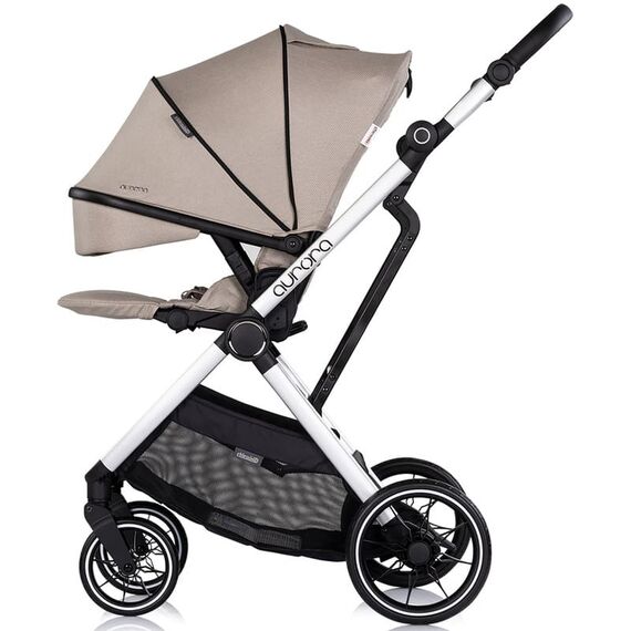 Carucior Chipolino Aurora 3 in 1 latte, Culoare: Crem, Model: 3 in 1 - poza 7 - ExclusivMAG.ro