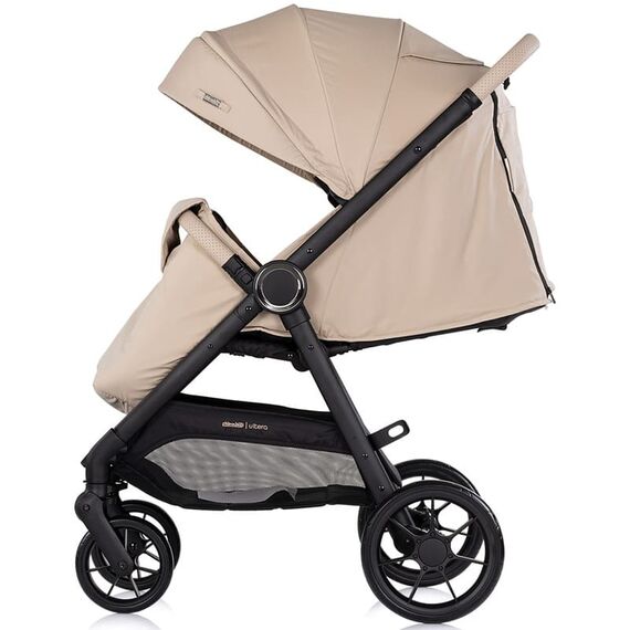 Carucior sport Chipolino Ultera cu husa picioare latte, Culoare: Crem, Model: sport - poza 5 - ExclusivMAG.ro