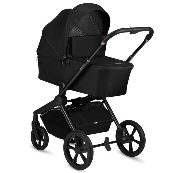 Carucior 2 in 1, Lionelo, Freya, Landou si salteluta ventilate, pana la 22 kg, 0luni+, Negru, Culoare: Negru, Model: 2 in 1 - poza 4 - ExclusivMAG.ro