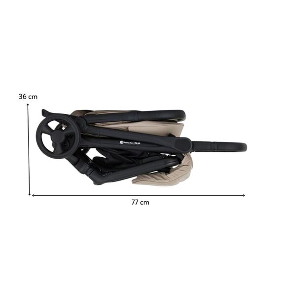Carucior sport, Petite&Mars, Flip, Pana la 22 kg, 0 luni+, Bej, Culoare: Bej, Model: sport - poza 7 - ExclusivMAG.ro