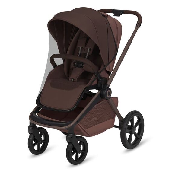 Carucior 2 in 1 Lionelo Freya, Landou si salteluta ventilate, pana la 22 kg, 0luni+, Maro, Culoare: Maro, Model: 2 in 1 - poza 6 - ExclusivMAG.ro