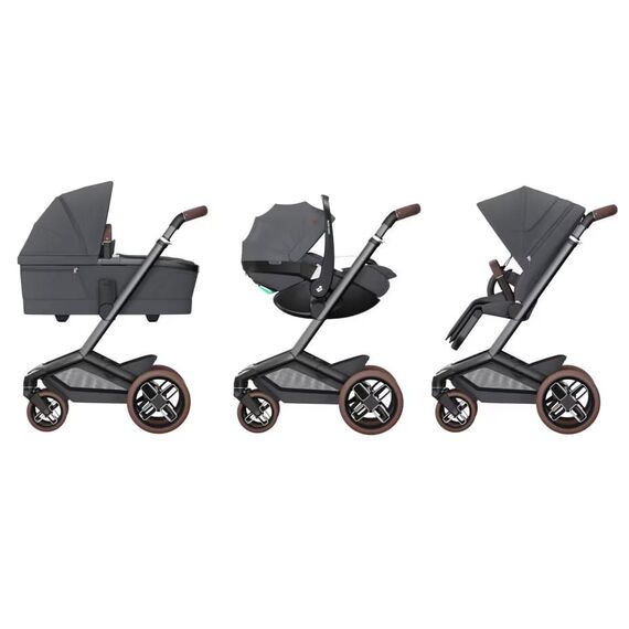 Sistem 3 in 1 Maxi-Cosi FAME Twillic Graphite, Culoare: Gri, Model: 3 in 1 - poza 9 - ExclusivMAG.ro