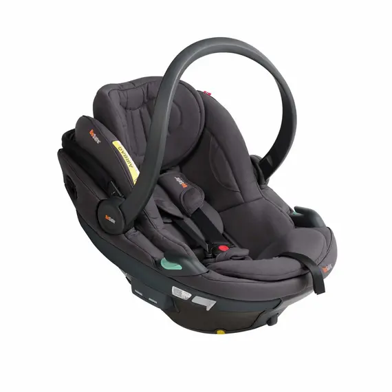 Scoică BeSafe Go Beyond² Dark Grey Mélange, Culoare: Gri/Negru, Grupa: 0-13kg (0 luni - 12 luni) - poza 2 - ExclusivMAG.ro