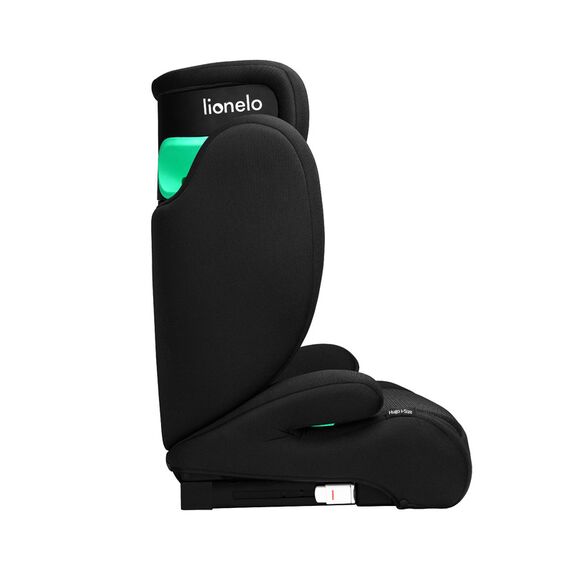 Scaun auto, Lionelo, Hugo i-Size, Conform standardului de securitate R129, 100-150 cm, 4-12 ani, Negru, Culoare: Negru, Grupa: 15-36kg (4 ani - 12 ani) - poza 7 - ExclusivMAG.ro