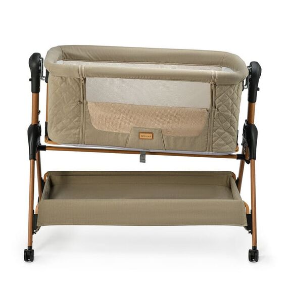 Patut co-sleeper ONINO NEST.me, Misty Taupe, Culoare: Crem, Dimensiuni: 80x50 - poza 5 - ExclusivMAG.ro