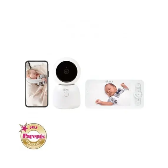 Video Monitor Digital cu lumina de veghe + Wi-Fi Beaba ZEN Night Light White - poza 2 - ExclusivMAG.ro