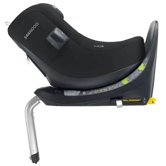 Scaun auto rotativ Swandoo Marie 5 i-Size Chia Black, Culoare: Negru, Grupa: 0-18kg (0 luni - 4 ani) - poza 3 - ExclusivMAG.ro