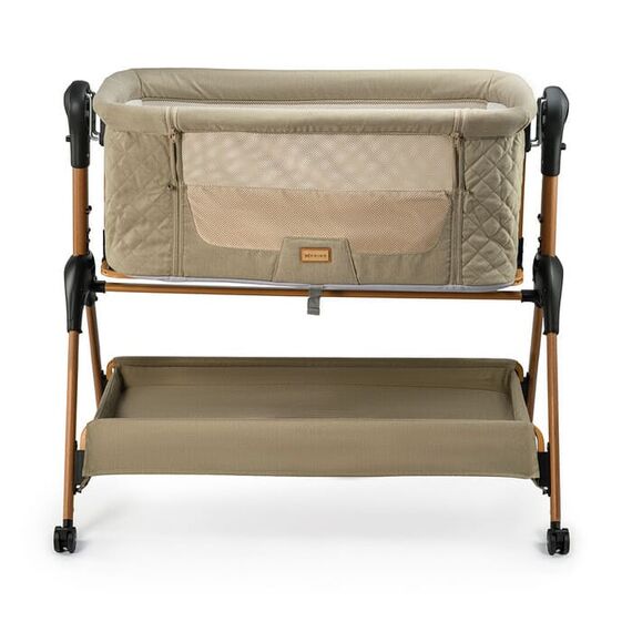 Patut co-sleeper ONINO NEST.me, Misty Taupe, Culoare: Crem, Dimensiuni: 80x50 - poza 7 - ExclusivMAG.ro