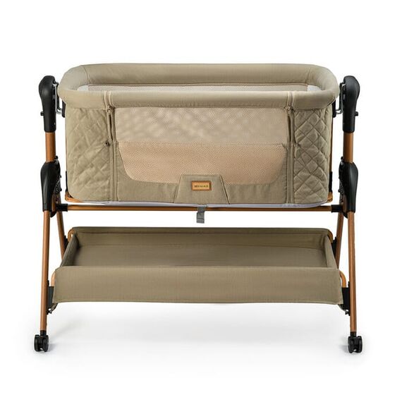 Patut co-sleeper ONINO NEST.me, Misty Taupe, Culoare: Crem, Dimensiuni: 80x50 - poza 6 - ExclusivMAG.ro
