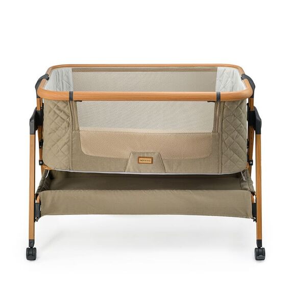 Patut co-sleeper ONINO DREAM.me, Misty Taupe, Culoare: Maro, Dimensiuni: 80x50 - poza 3 - ExclusivMAG.ro