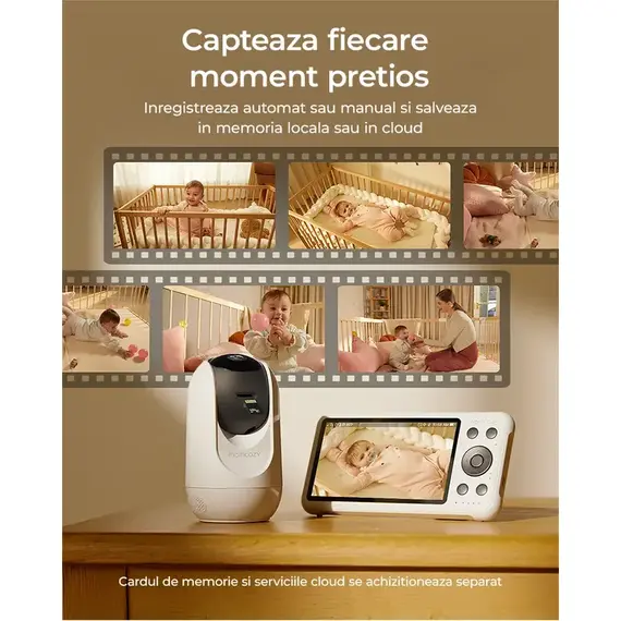 Video Monitor Momcozy Smart WiFi BM04 - poza 12 - ExclusivMAG.ro