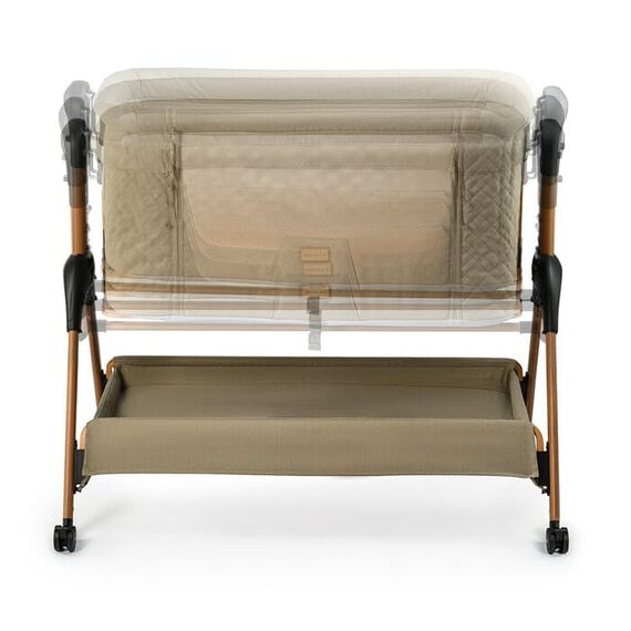Patut co-sleeper ONINO NEST.me, Misty Taupe, Culoare: Crem, Dimensiuni: 80x50 - poza 4 - ExclusivMAG.ro
