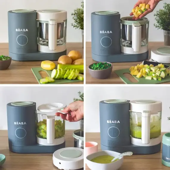 Robot Beaba Babycook Neo Mineral Grey, Culoare: Gri - poza 5 - ExclusivMAG.ro