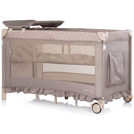 Patut pliabil Chipolino Palace latte, Culoare: Crem, Dimensiuni: 120x60 - poza 4 - ExclusivMAG.ro