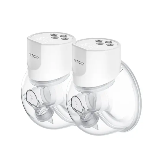 Pompa de san Momcozy Hands-free dubla S12 Pro White, Culoare: Alb  - ExclusivMAG.ro