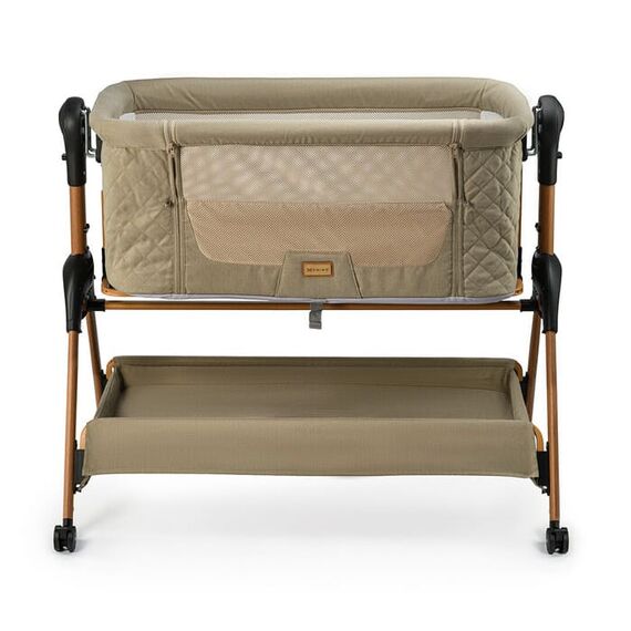 Patut co-sleeper ONINO NEST.me, Misty Taupe, Culoare: Crem, Dimensiuni: 80x50 - poza 2 - ExclusivMAG.ro