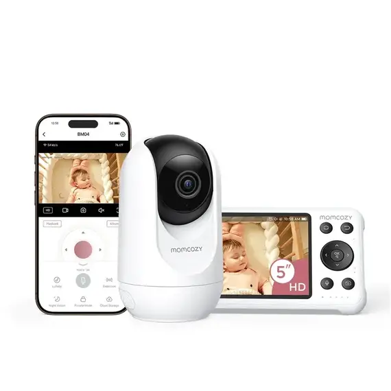 Video Monitor Momcozy Smart WiFi BM04 - poza 2 - ExclusivMAG.ro