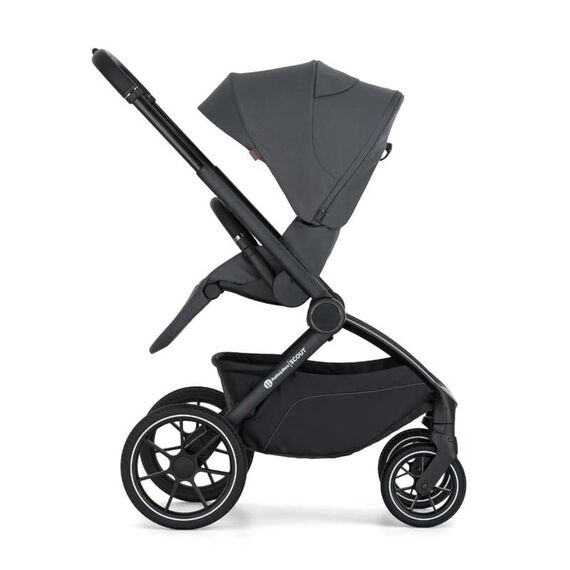 Carucior 2 in 1 Petite&Mars Scout, Pana la 22 kg, 0 luni+, Gri, Culoare: Gri, Model: 2 in 1 - poza 5 - ExclusivMAG.ro