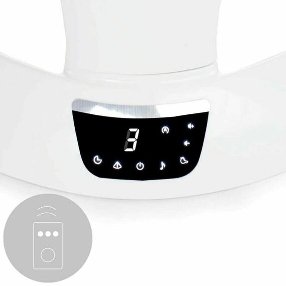 Balansoar electric Jane Moon, Cu 5 trepte de viteza, 12 melodii si 5 sunete ale naturii, Mist, Culoare: Gri - poza 4 - ExclusivMAG.ro