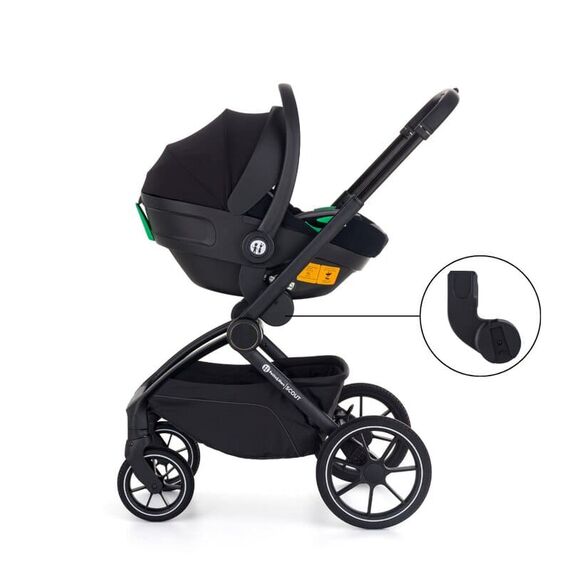 Carucior 2 in 1 Petite&Mars Scout, Pana la 22 kg, 0 luni+, Bej, Culoare: Bej, Model: 2 in 1 - poza 12 - ExclusivMAG.ro