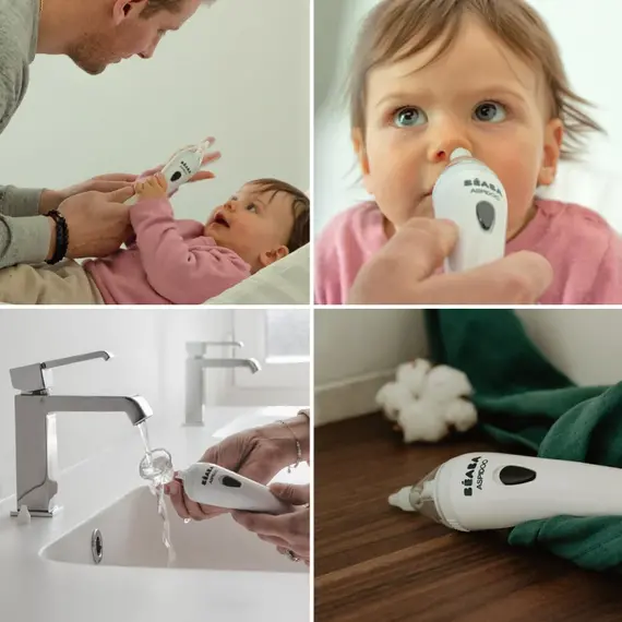 Aspirator nazal electric Beaba Aspidoo - poza 3 - ExclusivMAG.ro