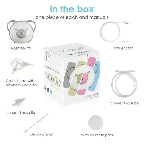 Aspirator nazal electric Nosiboo Pro Bej, Culoare: Bej - poza 6 - ExclusivMAG.ro