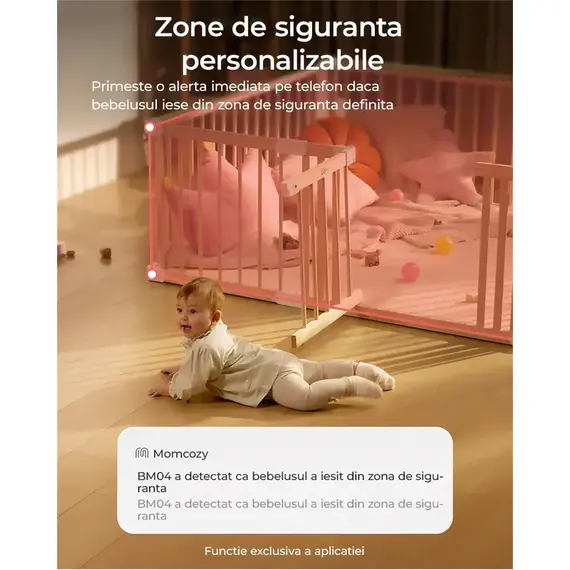 Video Monitor Momcozy Smart WiFi BM04 - poza 11 - ExclusivMAG.ro