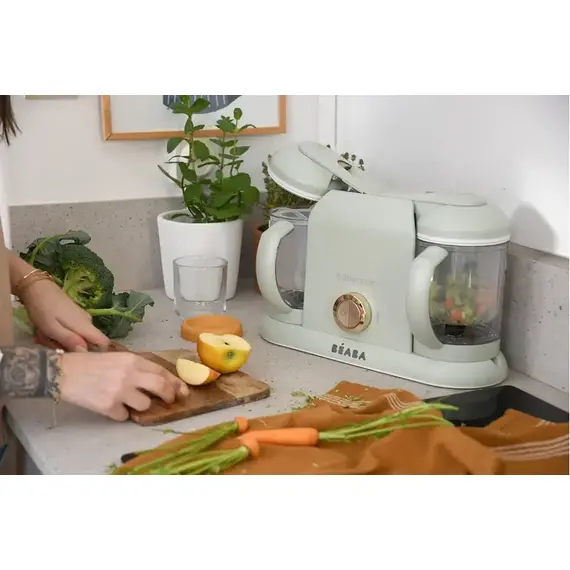 Robot Beaba Babycook Duo Misty Green, Culoare: Verde inchis - poza 7 - ExclusivMAG.ro