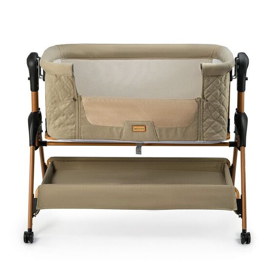 Patut co-sleeper ONINO NEST.me, Misty Taupe, Culoare: Crem, Dimensiuni: 80x50 - poza 3 - ExclusivMAG.ro