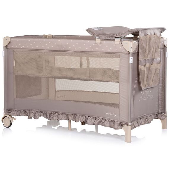 Patut pliabil Chipolino Palace latte, Culoare: Crem, Dimensiuni: 120x60 - poza 3 - ExclusivMAG.ro