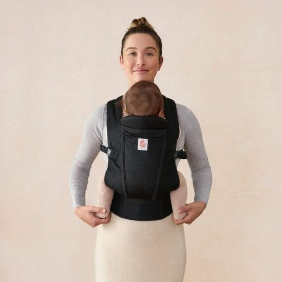 Marsupiu Ergobaby Omni Lite Mesh - Onyx Black, Culoare: Negru - poza 4 - ExclusivMAG.ro