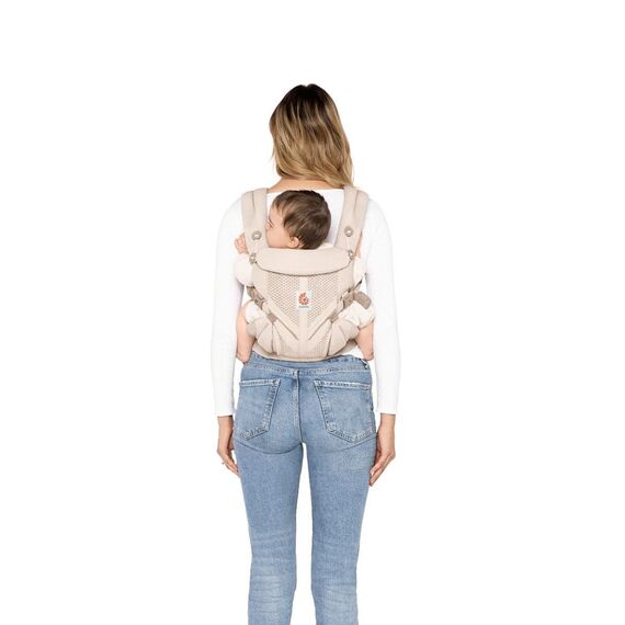 Marsupiu Ergobaby Omni 360, Mesh Natural Beige, Culoare: Bej - poza 5 - ExclusivMAG.ro