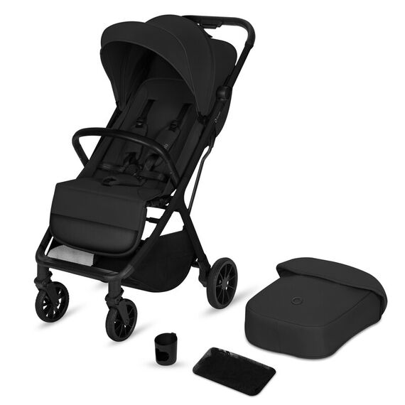 Carucior sport Lionelo Cloe Plus, Pana la 22 kg - Negru, Culoare: Negru, Model: sport - poza 8 - ExclusivMAG.ro