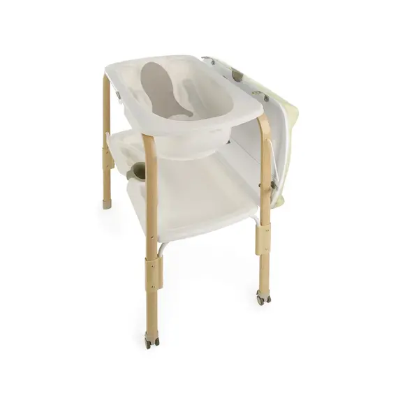Cadita de baie cu suport Jane Flip - Sage, Culoare: Verde - poza 2 - ExclusivMAG.ro