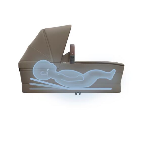 Landou Maxi-Cosi Cabin Cot 0-6 luni - Oak Truffle - poza 4 - ExclusivMAG.ro