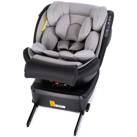 Scaun auto Chipolino Hypnotic Plus I-Size 40-150 cm cu sistem Isofix si sezut rotativ platinum, Culoare: Gri/Negru, Grupa: 0-36kg (0 luni - 12 ani) - poza 10 - ExclusivMAG.ro