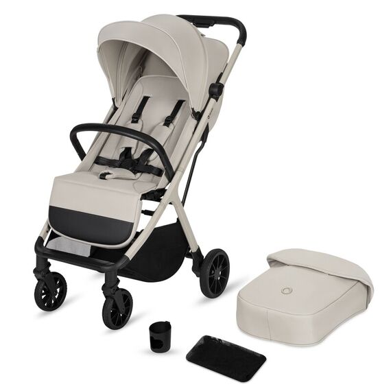 Carucior sport Lionelo Cloe Plus, Pana la 22 kg - Bej, Culoare: Bej, Model: sport - poza 7 - ExclusivMAG.ro