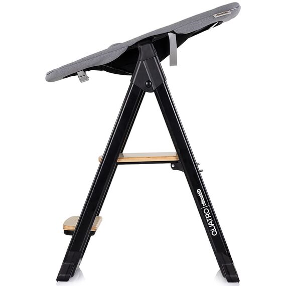 Scaun de masa Chipolino Quatro 4 in 1 charcoal, Culoare: Gri - poza 3 - ExclusivMAG.ro