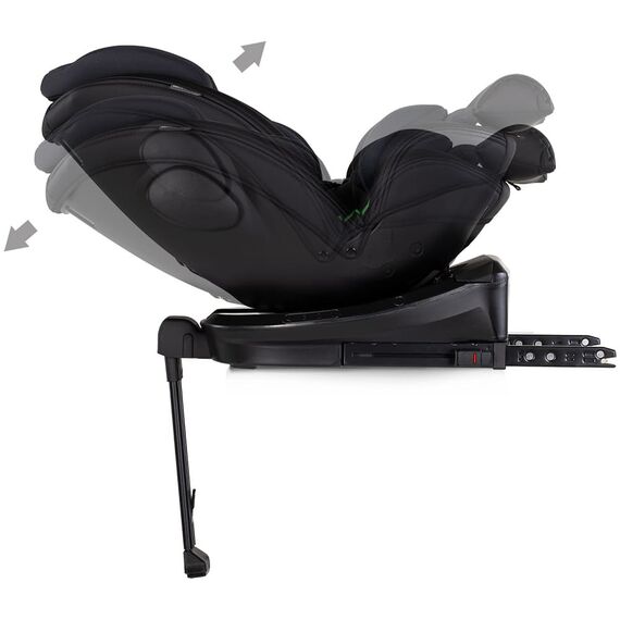 Scaun auto Chipolino Hypnotic Plus I-Size 40-150 cm cu sistem Isofix si sezut rotativ charcoal, Culoare: Gri, Grupa: 0-36kg (0 luni - 12 ani) - poza 7 - ExclusivMAG.ro