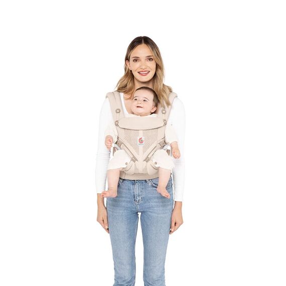 Marsupiu Ergobaby Omni 360, Mesh Natural Beige, Culoare: Bej - poza 3 - ExclusivMAG.ro